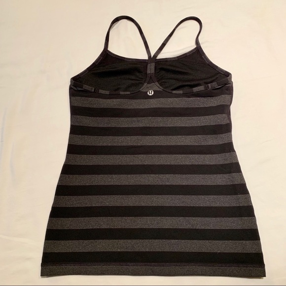 Lululemon Black and Gray Workout Tank - Picture 2 of 3